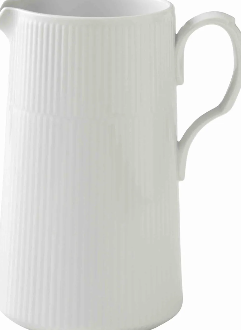 Hvid Riflet 1,6 l. kande>Royal Copenhagen Clearance