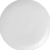 Royal Copenhagen Hvid Riflet coupe 27 cm. tallerken