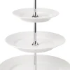 Royal Copenhagen Hvid Riflet Étagère, 3 Lag Sale