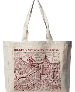 Magasin du Nord Collection Iconic Tote Bag Kings New Square 1O - Small Kings new square emb red Discount