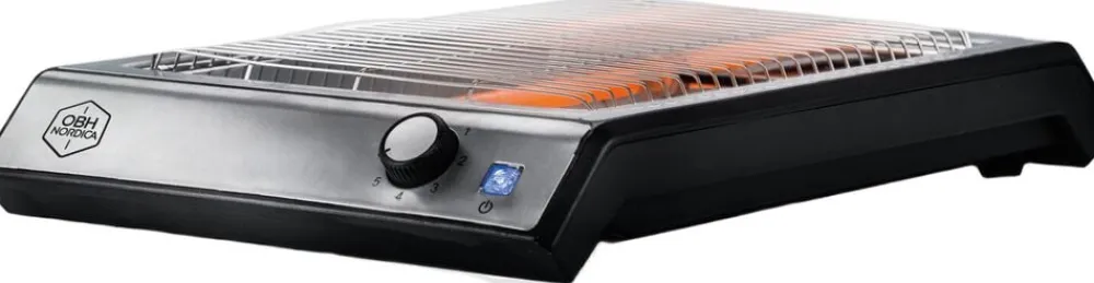 OBH Nordica Inox Horizon Flad Brødrister Rustfrit Stål Clearance