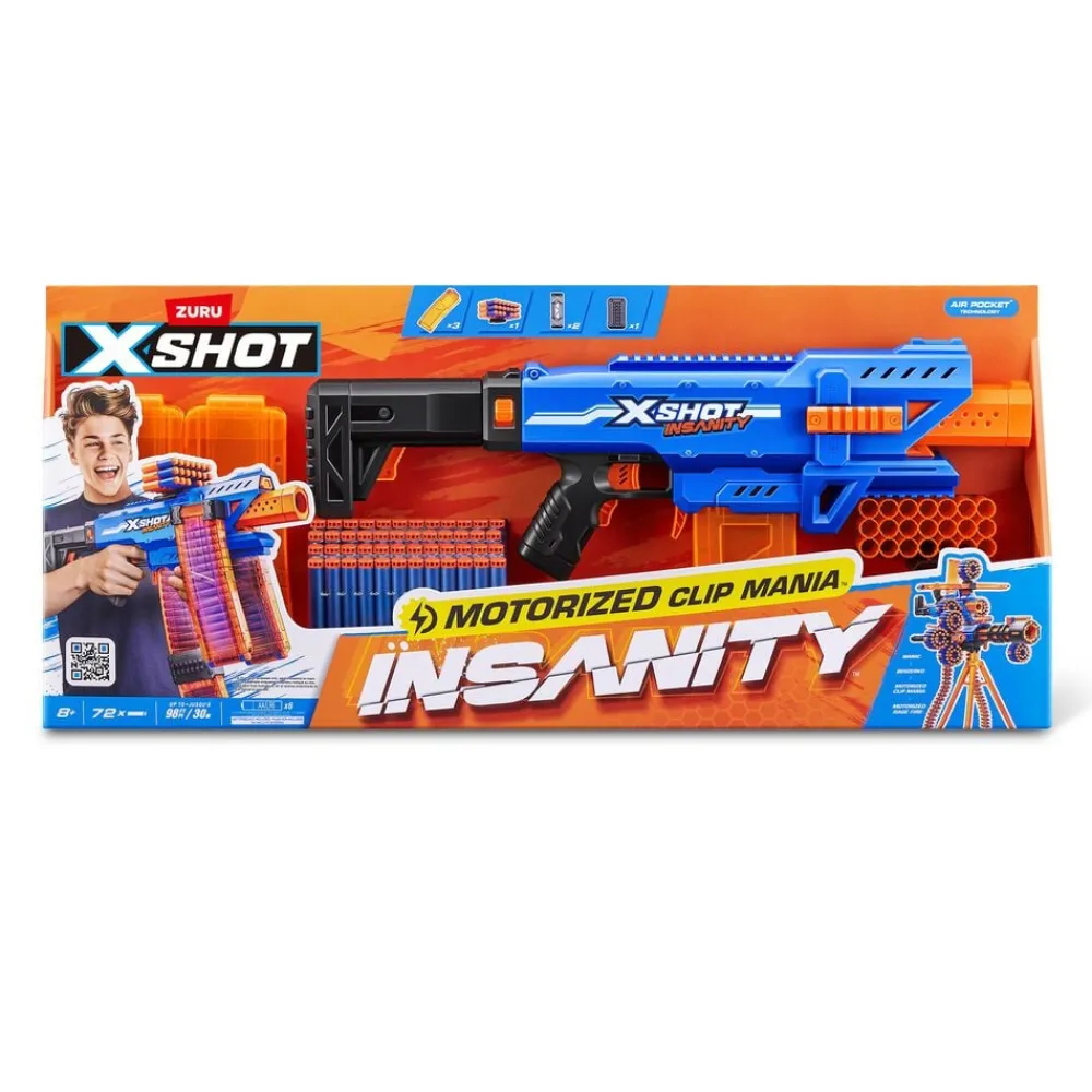 Børn X-shot Insanity-Motorised Clip B