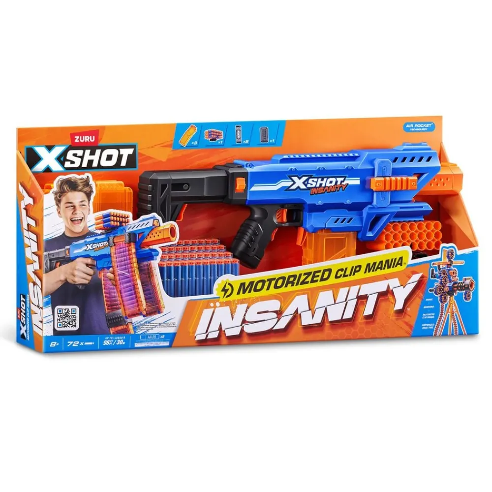 Børn X-shot Insanity-Motorised Clip B