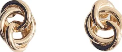 Intertwined hoop earrings><noscript><img width=