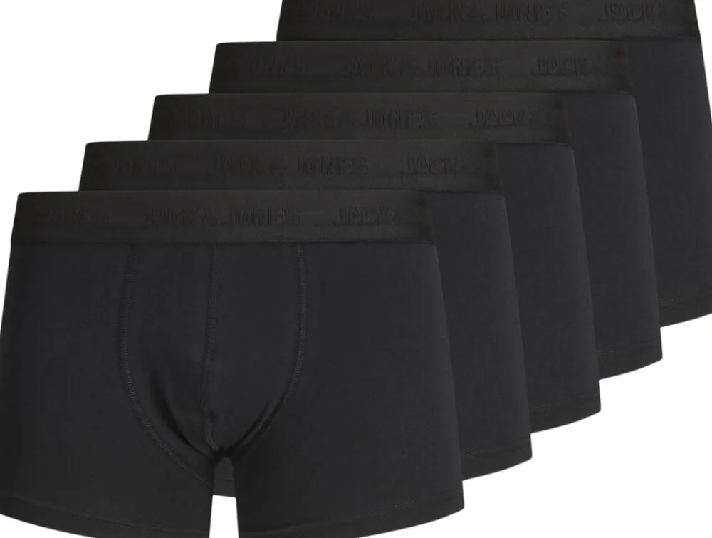 Jack & Jones JACTONE IN TONE TRUNKS 5 PACK NOOS