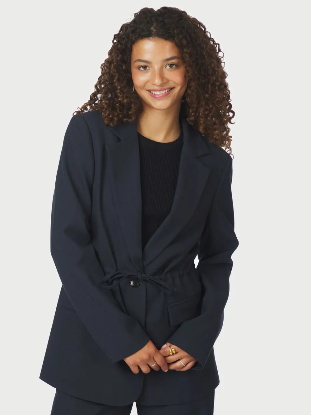 Neo Noir Jemmie Melange Blazer Navy Discount