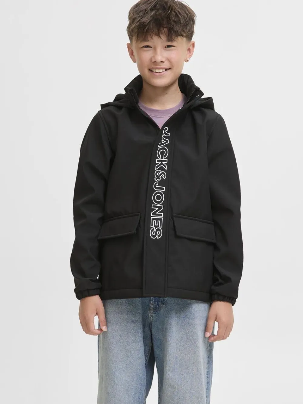 JJEMATT SOFTSHELL HOOD SN JNR>Jack & Jones Clearance