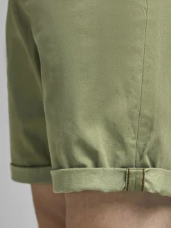 Jack & Jones JJIBOWIE JJSHORTS SOLID SA STS Deep lichen green Clearance