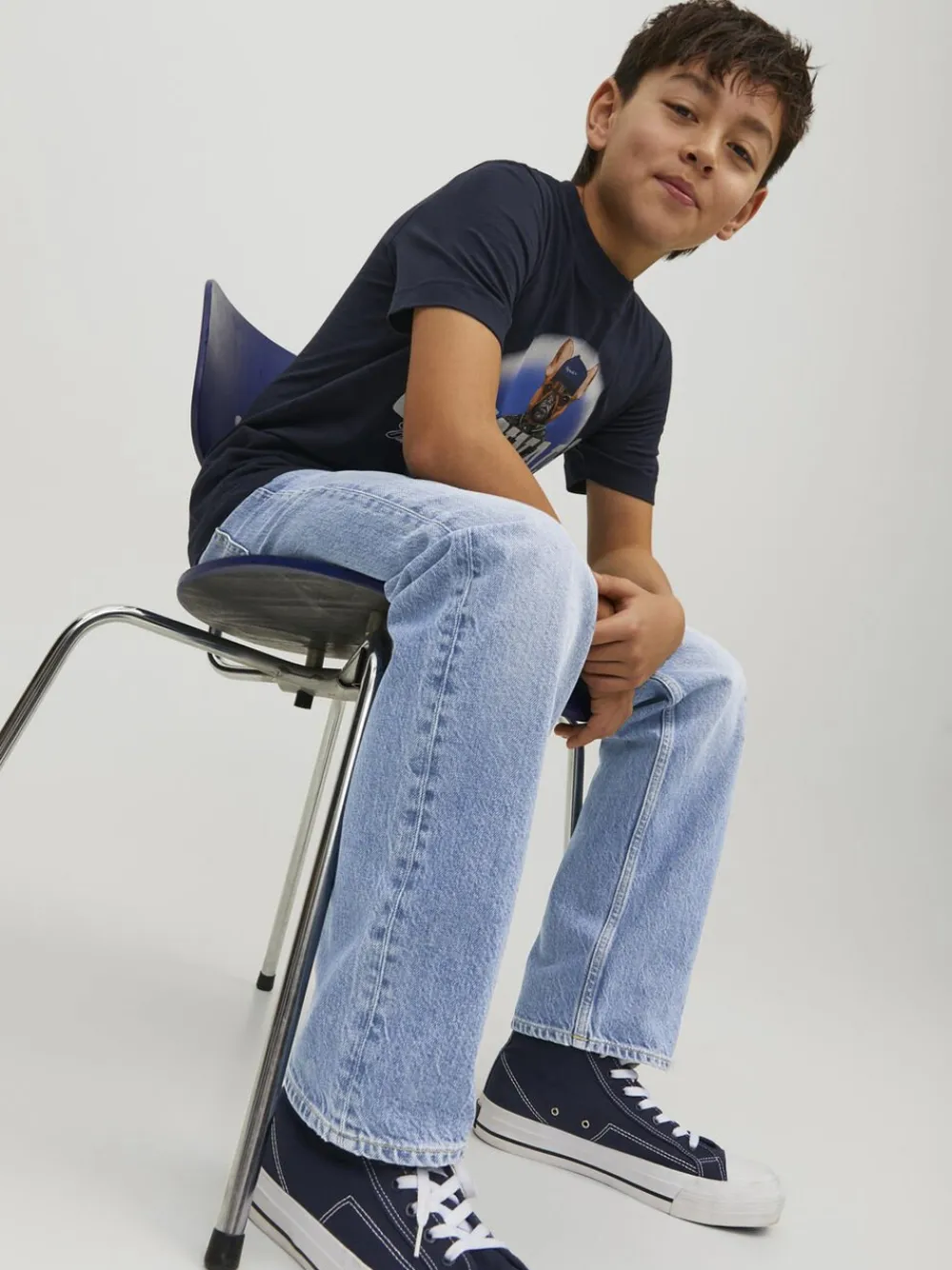 Jack & Jones JJICHRIS JJORIGINAL MF 920 NOOS JNR Blue denim Discount