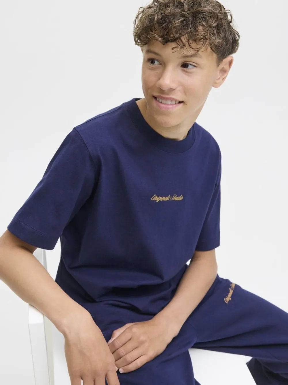 JORNORREBRO EMB TEE SS CN NOOS JNR>Jack & Jones Discount