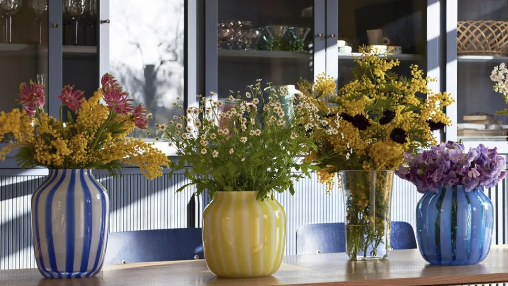 Hay Juice Vase-High-Blue Clearance