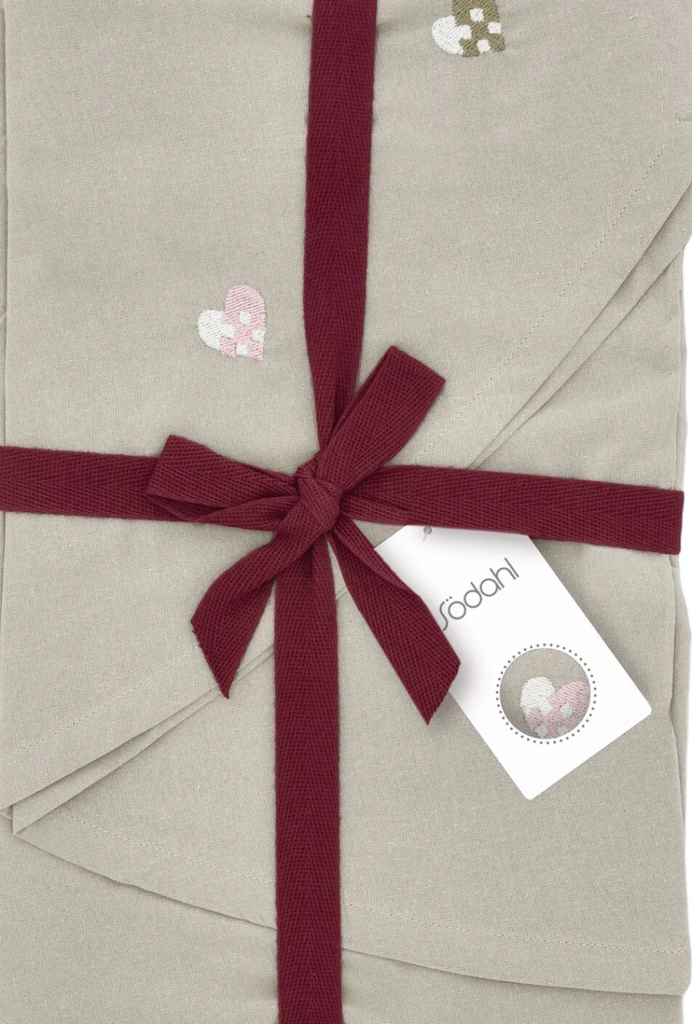 Juletræstæppe dia110 Christmas Hearts Embroidery Rose>Södahl Hot