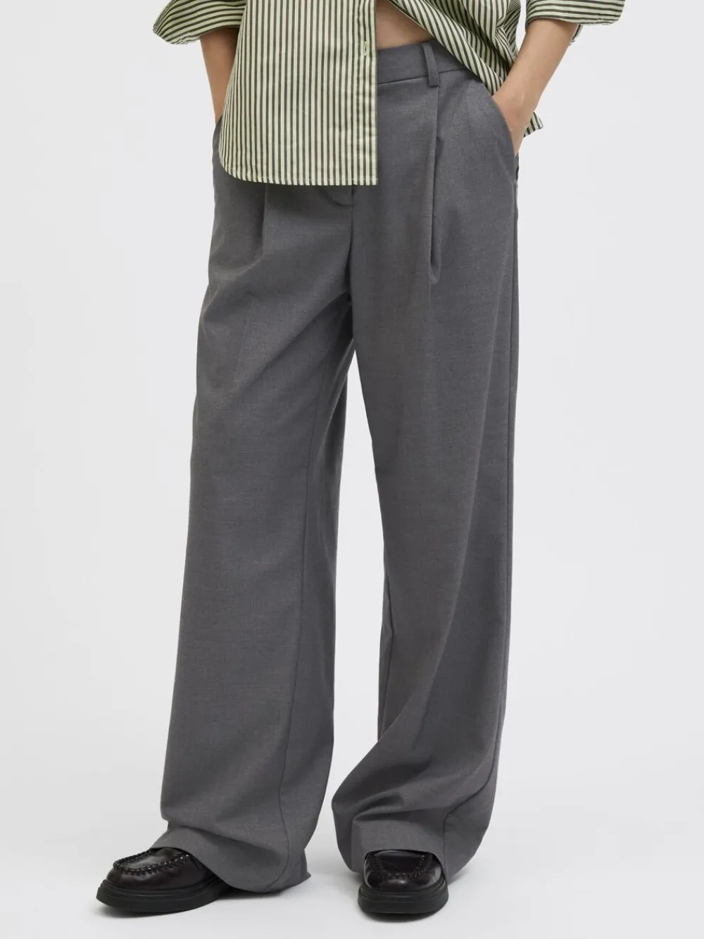 Dame JJXX JXELLIS WIDE HW PANT TLR NOOS