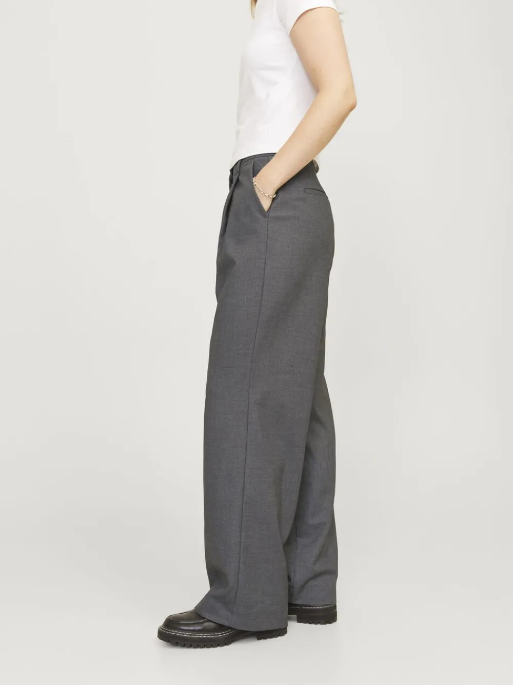 Dame JJXX JXELLIS WIDE HW PANT TLR NOOS