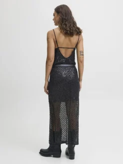 Dame JJXX JXFIE GLITTER LONG DRESS WVN LN