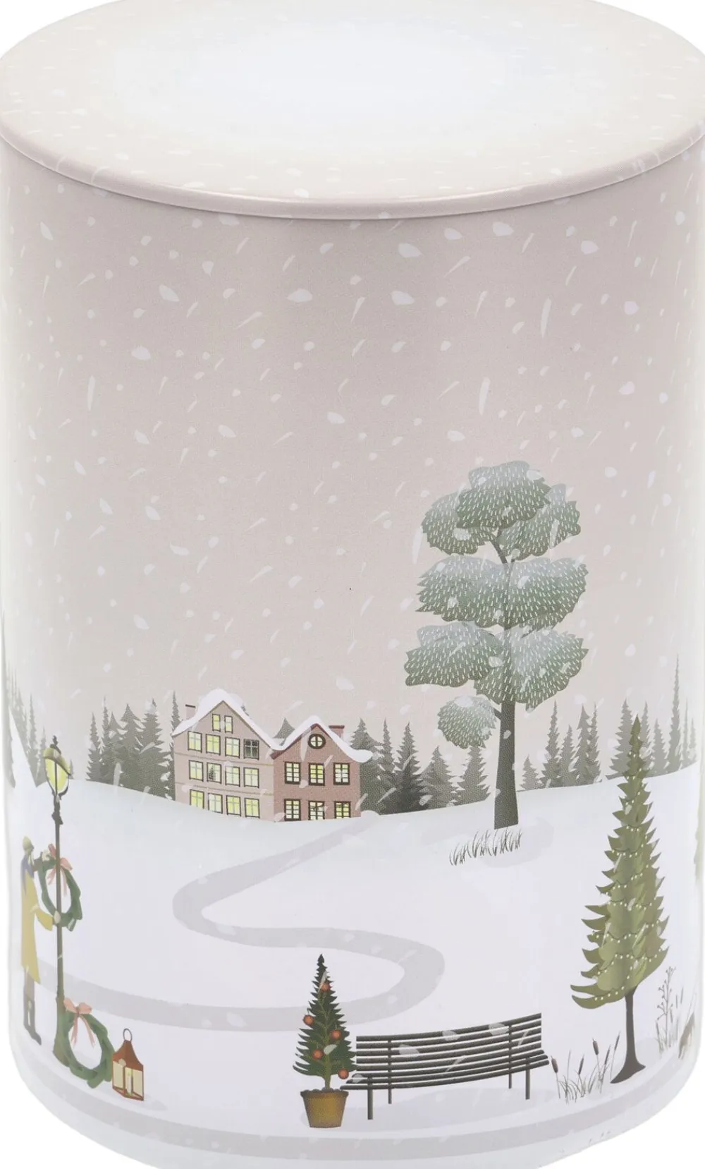 Kagedåse Vinter 10 x 14,5 cm Woodrose Metal>Bastian Best