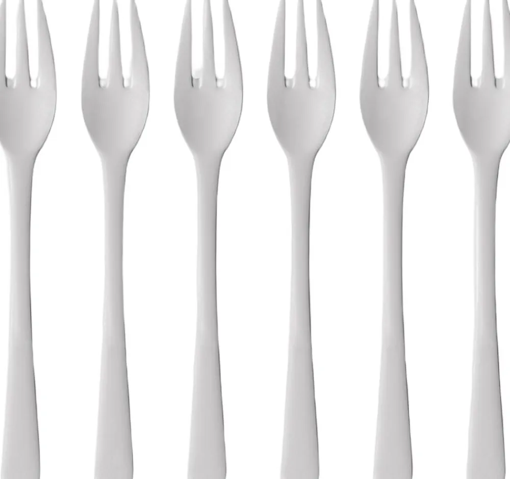 Kagegaffel Steel Line 16 cm 6 stk. Blankt stål>Gense Online