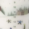Bastian Kalenderlys Vinter 5 x 25 cm Hvid Paraffin Online