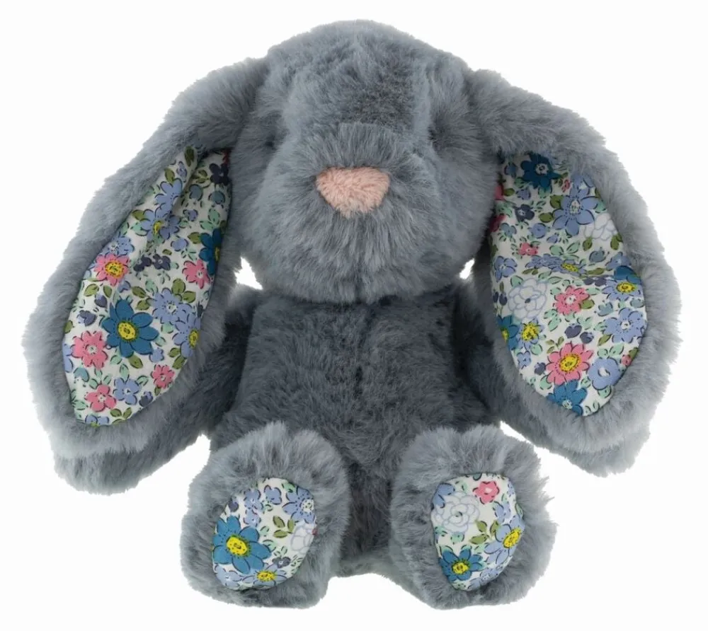 KANIN FLOWER BLÅ 18CM TIN>Legetøj