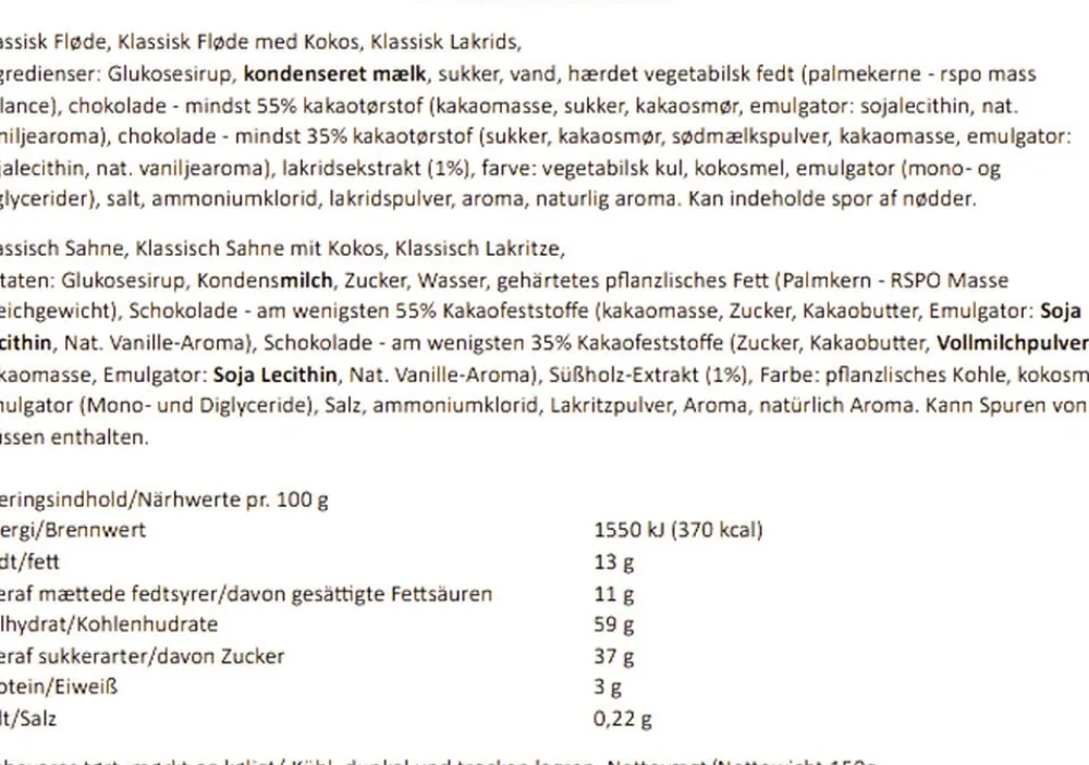 Karamel Kompagniet Karamel bar- Gaveæske 3 stk