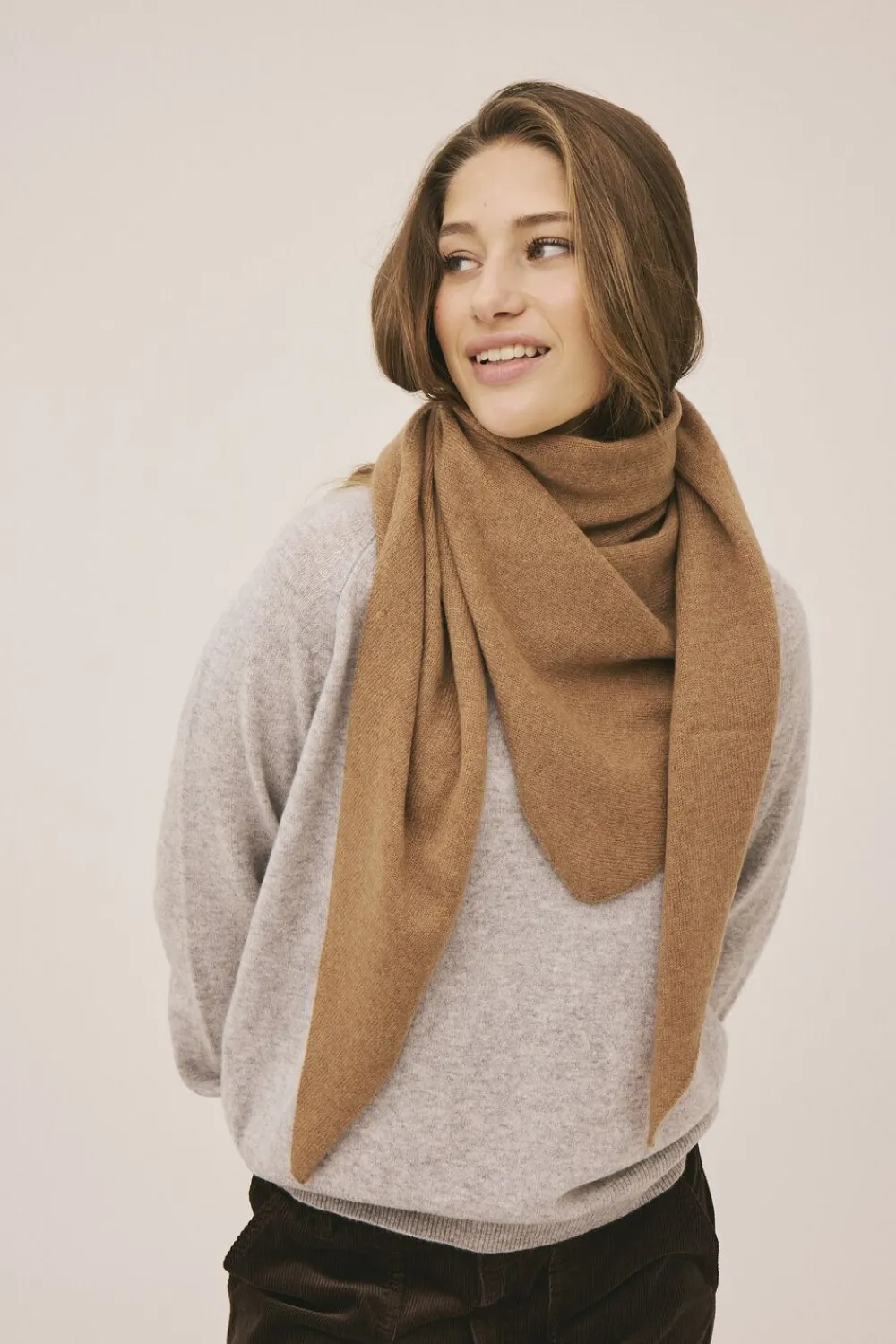 Magasin du Nord Collection Karrie 3 - 100% Cashmere Camel Outlet