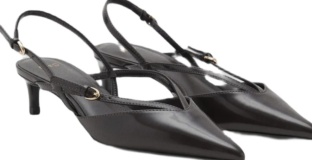 Dame MANGO Kitten-heeled strappy shoes