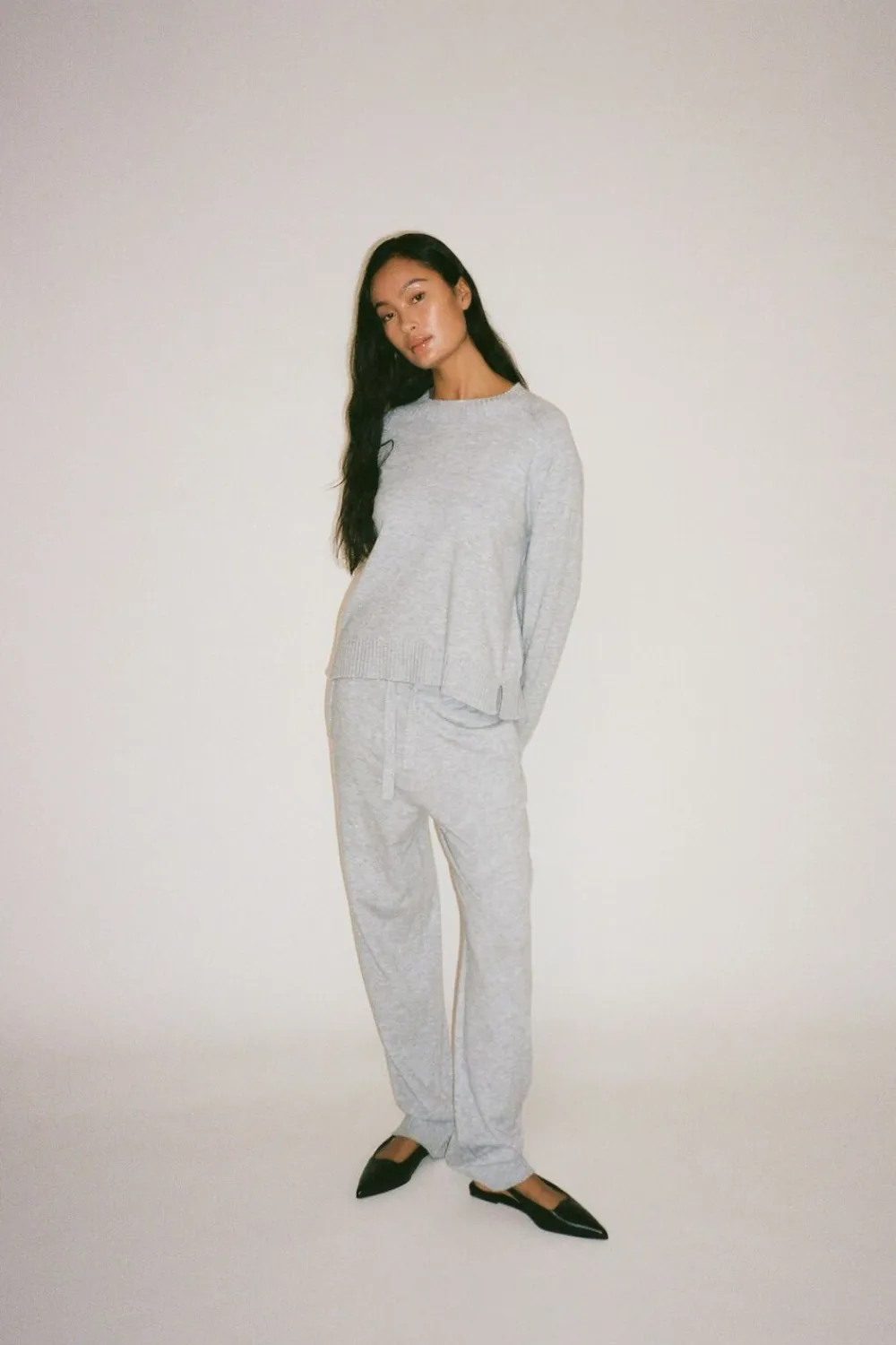 Knit lounge boxy sweater - Ruca>Rabens Saloner New