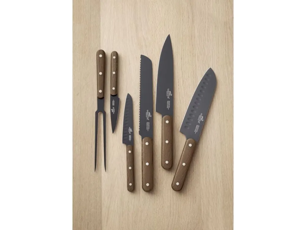 Knivsæt Phenix Walnut 6 dele Sort/valnøddetræ>Lion Sabatier Online