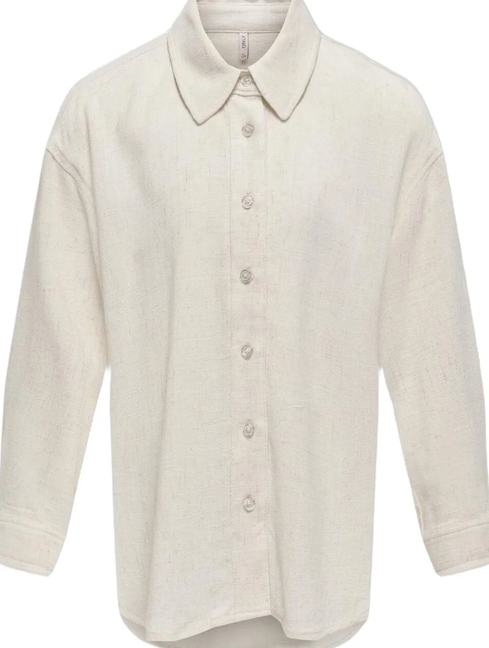 ONLY KOGSIESTA L/S LINEN BLEND OVS SHIRT Moonbeam Hot