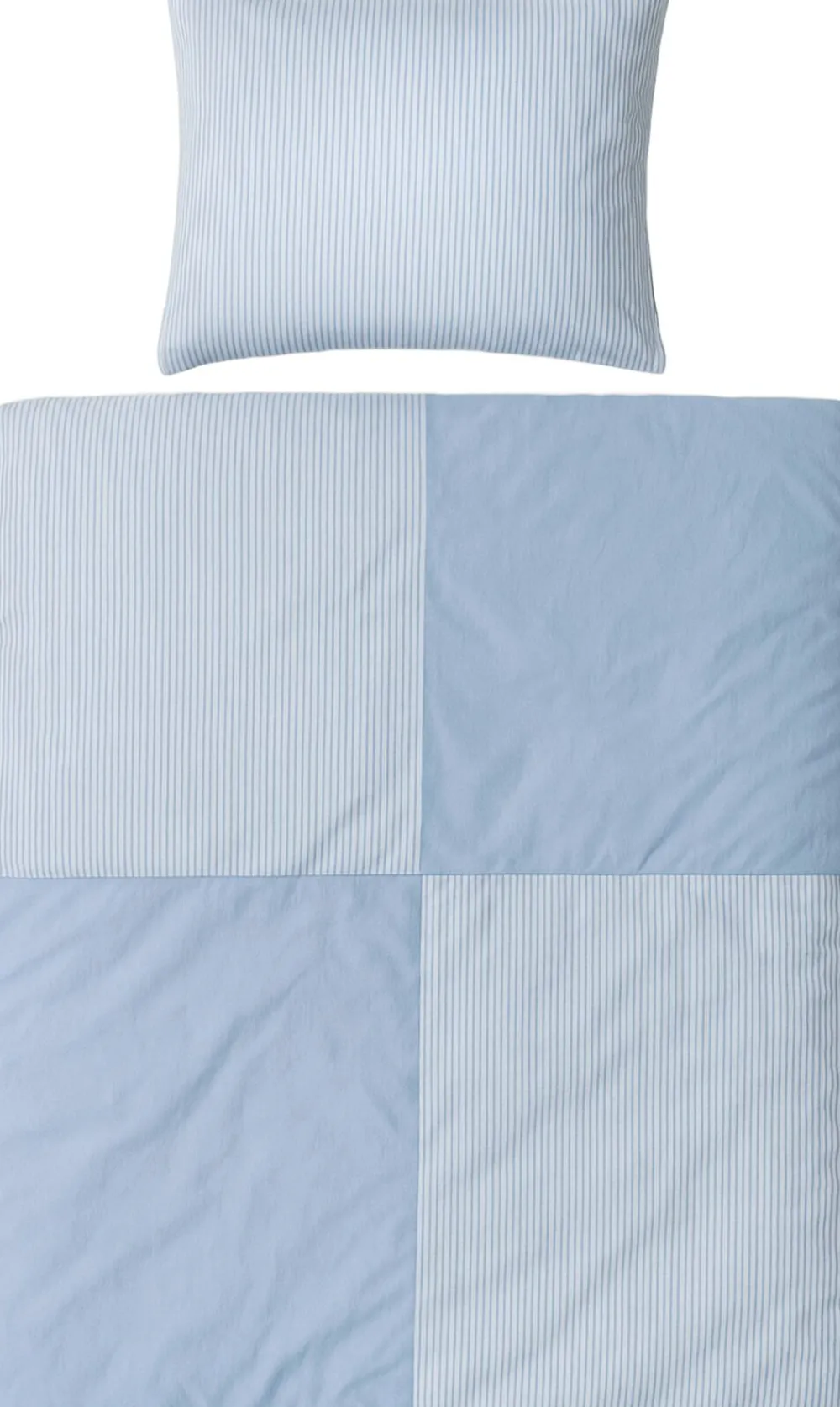 OMHU Økologisk sengesæt, Mini strib patchwork