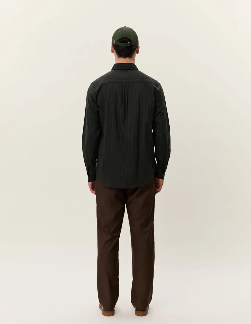 Les Deux Konrad Melange Striped Shirt Duffel bag Clearance