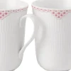Royal Copenhagen Koral Riflet Blonde krus sæt, 33cl, 2 stk. Clearance