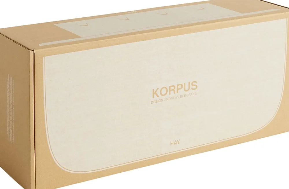 Hay Korpus Shelf-Medium 4 hooks-Cream p Online