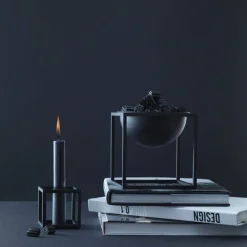 Audo Copenhagen Kubus 1, Candle Holder, Black