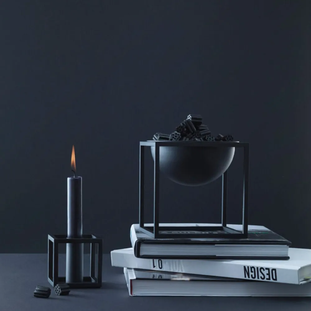 Audo Copenhagen Kubus 1, Candle Holder, Black