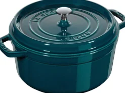 La Cocotte Cocotte 26 cm / 5,25 l, Rund, La-Mer-Turkis-Blågr><noscript><img width=
