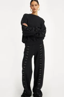 Dame ROTATE Birger Christensen LACING CREWNECK