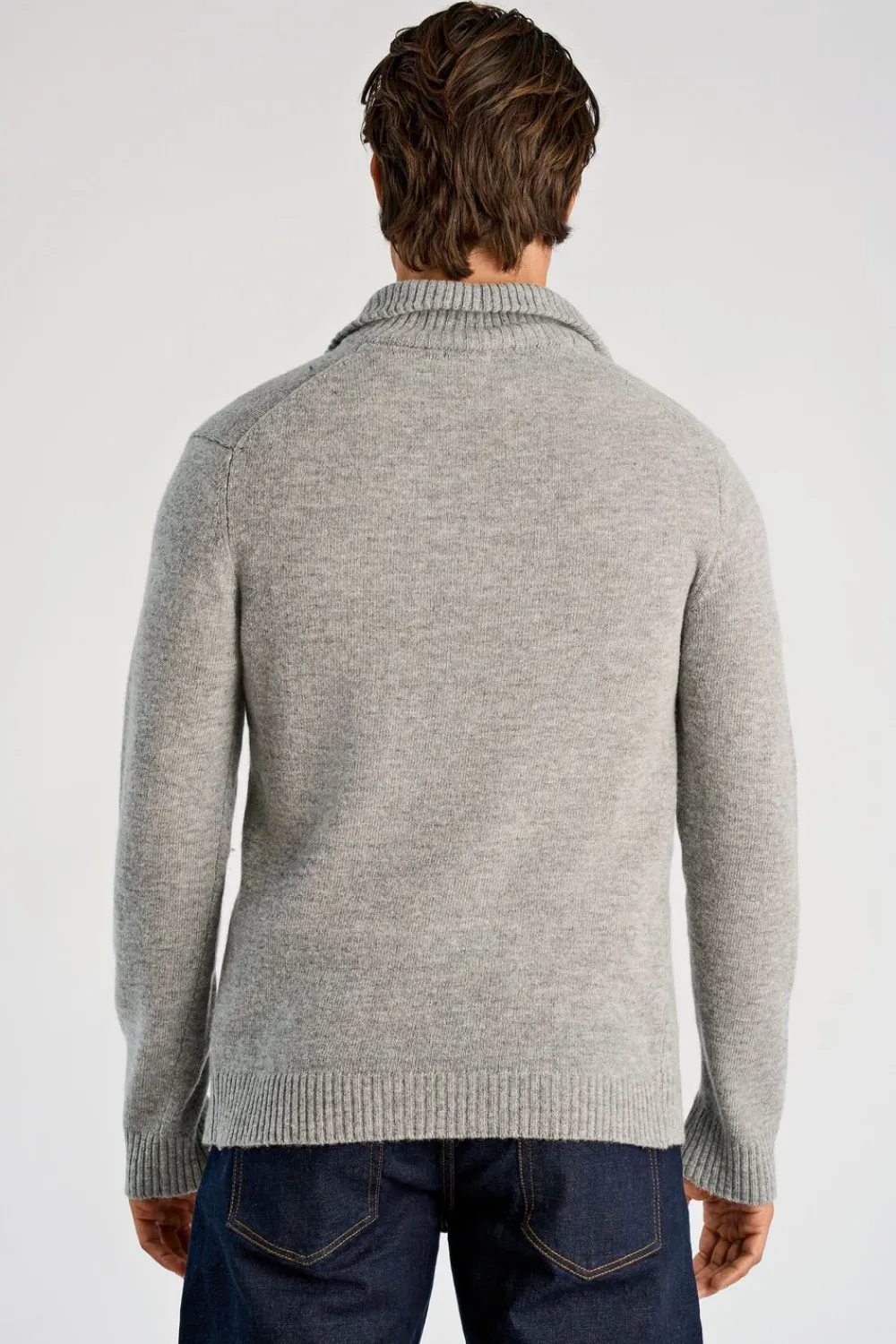 Lambswool half zip knit>Lindbergh