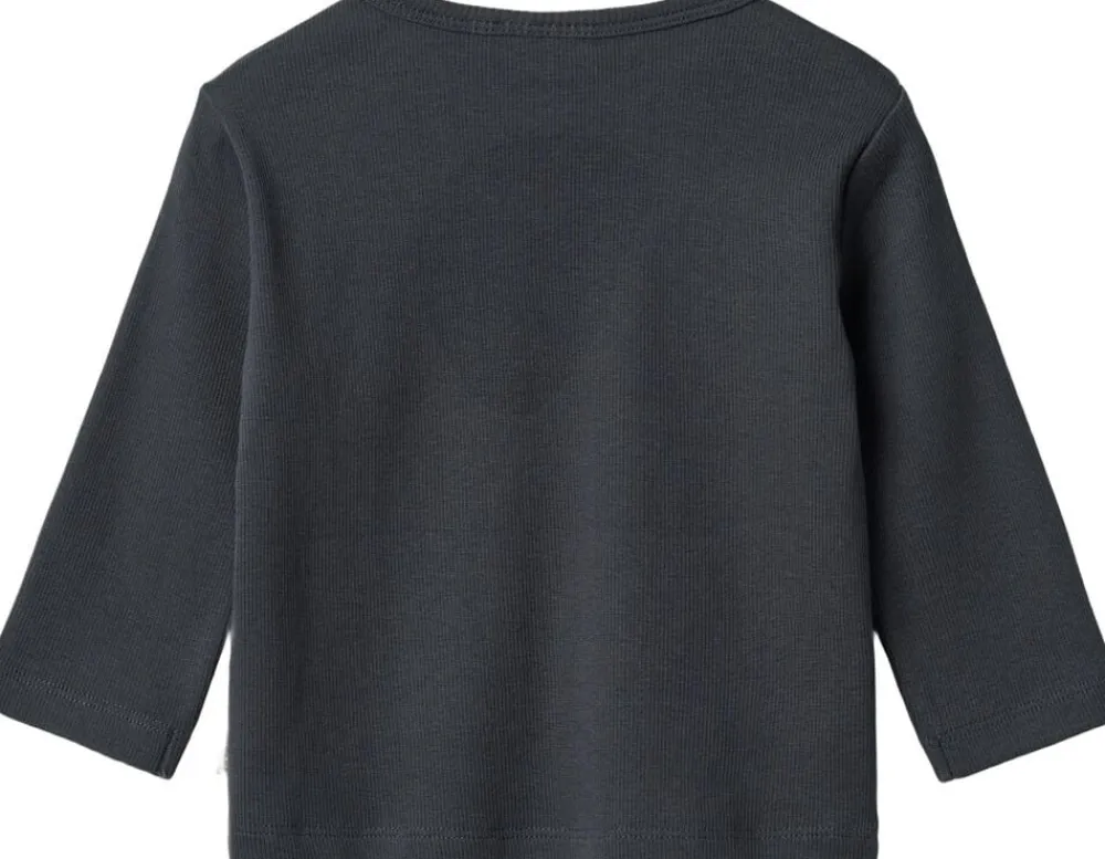 Langærmet Rib T-Shirt Milo>Wheat New