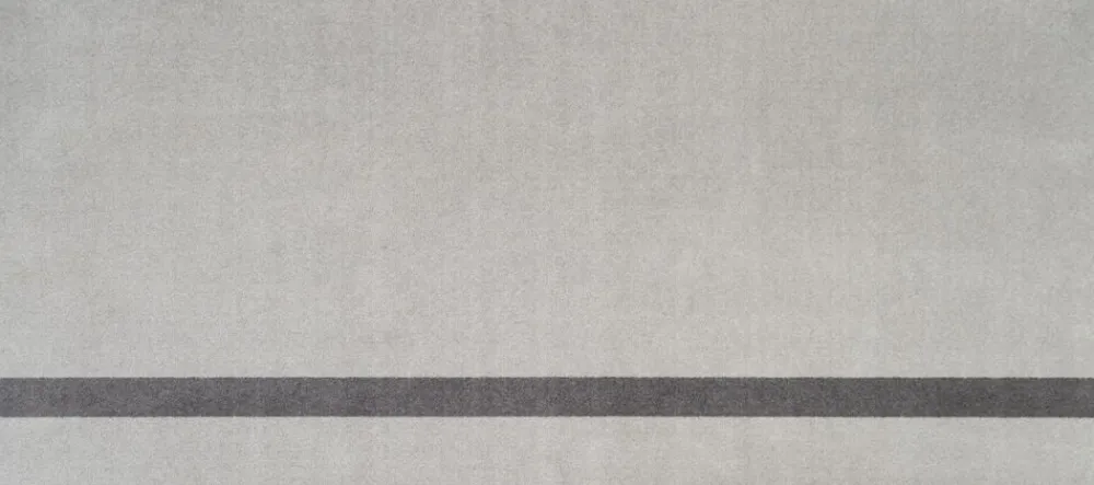 Tica Copenhagen Løber, 90x200 cm, stripe vertical lysegrå/steelgrey