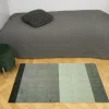 Løber, 67x120 cm, stripes-horizon lys/støvet og mørkegrøn>Tica Copenhagen Clearance