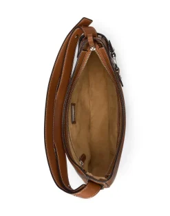 Dame Lauren Ralph Lauren Leather Large Tasha Shoulder Bag