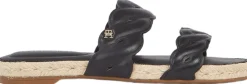 LEATHER ROPE ESPADRILLE MULE>Tommy Hilfiger Best