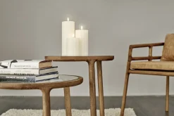 Uyuni LED Pillar Candle - Nordic White - 7,8 x 20 cm