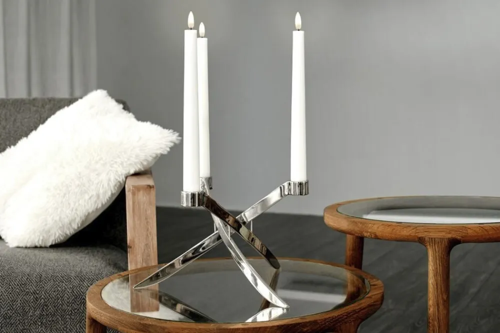 LED Taper Candle - twin pack - Nordic White - 2,3 x 25 cm>Uyuni New
