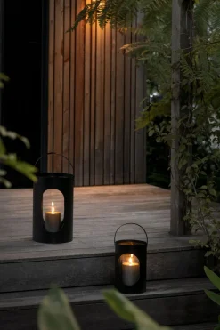 Ekta Living Light house lantern, Medium, Black,16,5x24 cm