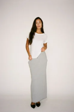 Dame Rabens Saloner Light stretch long skirt - Hanni