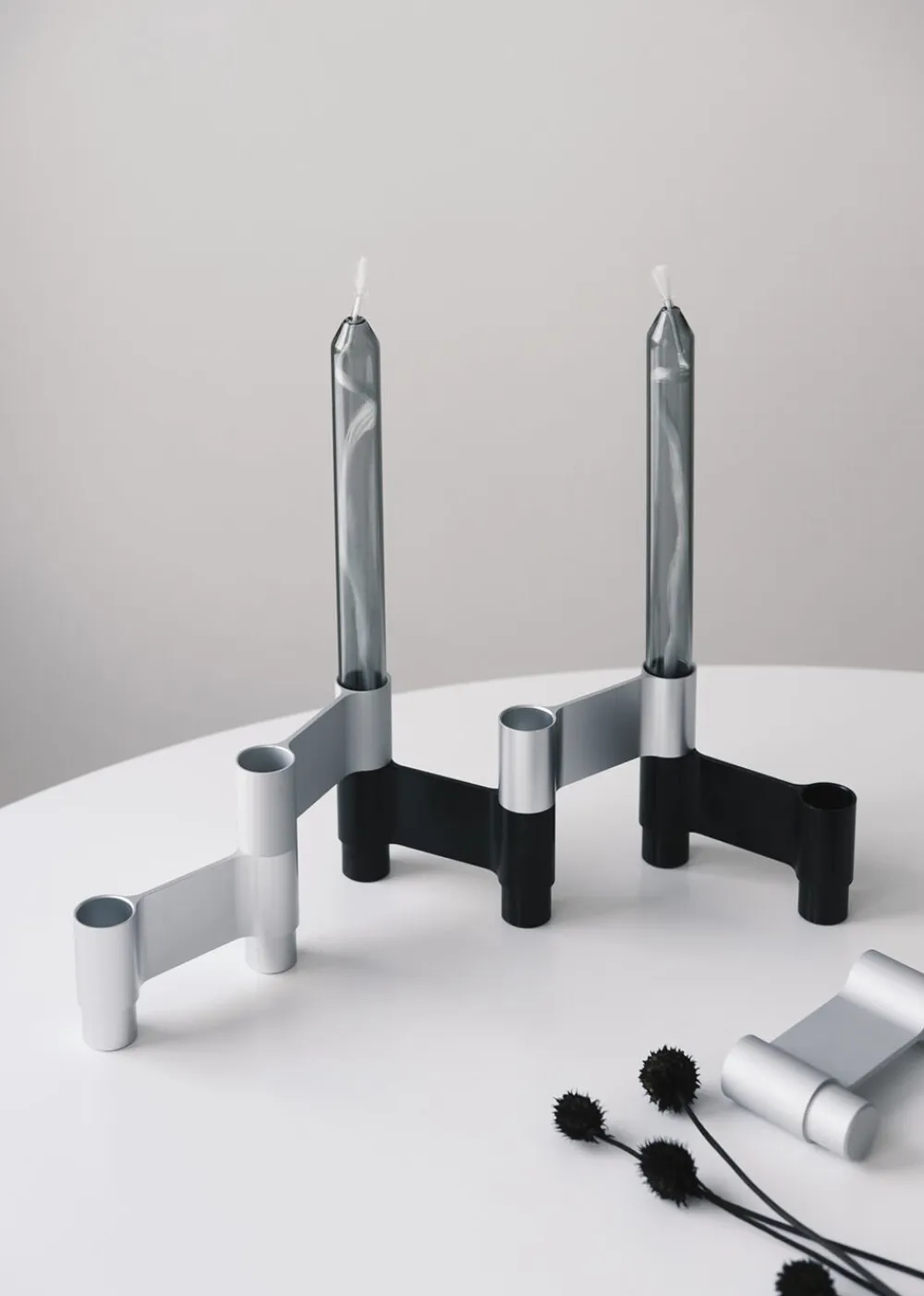 LINK, CANDLE HOLDER, BLACK ANODIZED, 11060B>Studio About New
