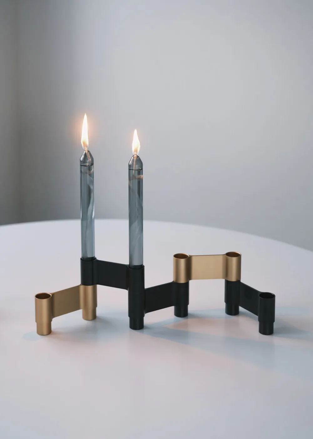 LINK, CANDLE HOLDER, BLACK ANODIZED, 11060B>Studio About New