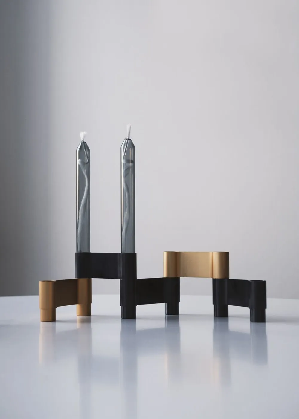 LINK, CANDLE HOLDER, BLACK ANODIZED, 11060B>Studio About New